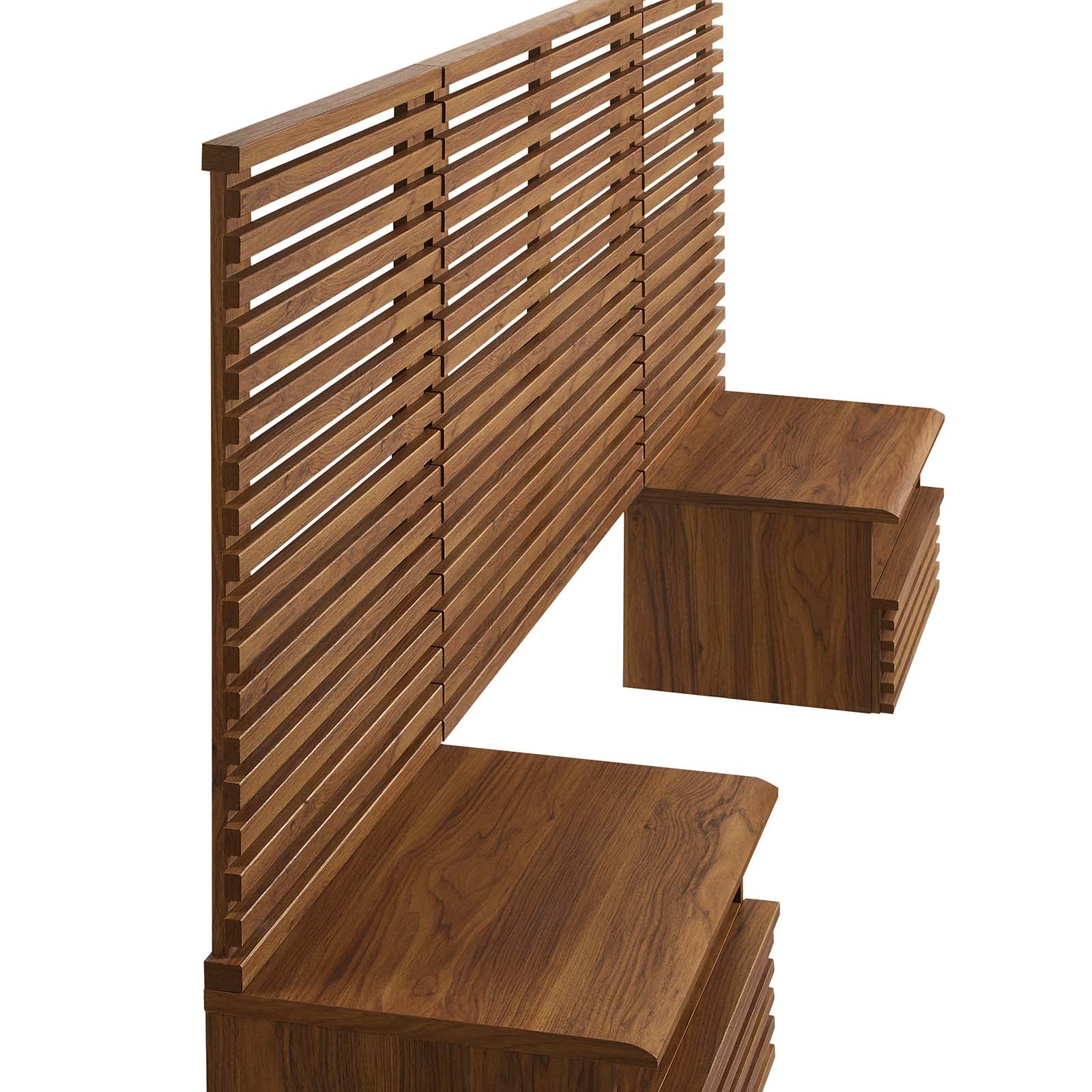 Render Wall Mount Twin Headboard and Modern Nightstands By Modway - MOD-7115 | Headboards | Modishstore - 18