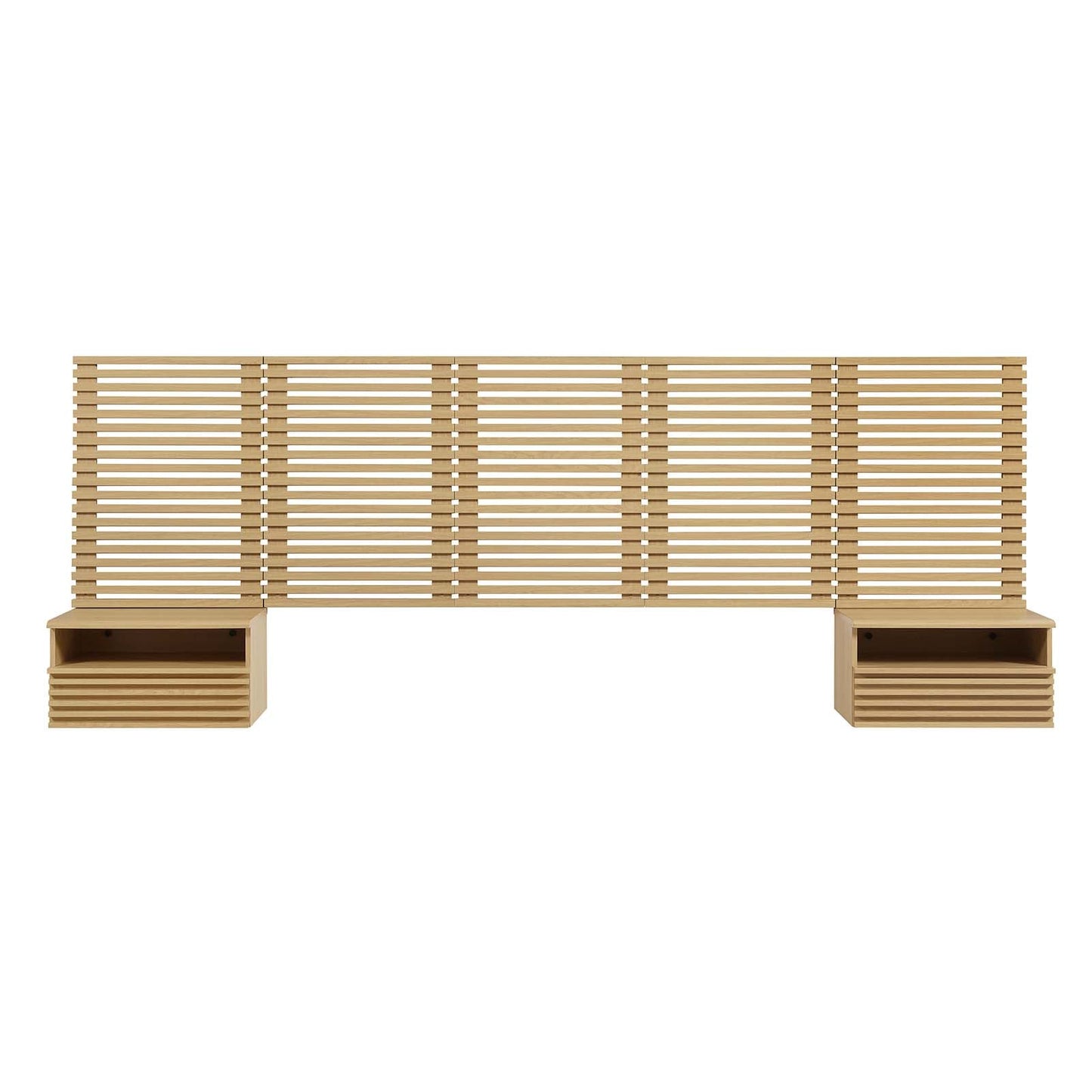 Render Wall Mount Queen Headboard and Modern Nightstands By Modway - MOD-7116 | Headboards | Modishstore - 10