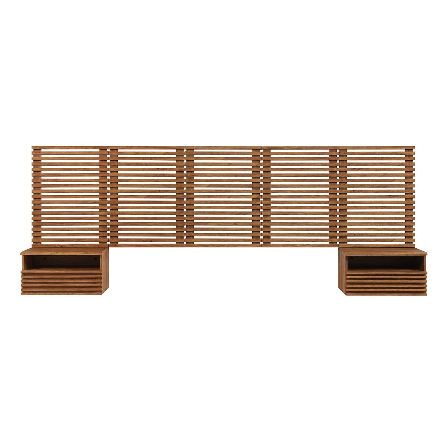 Render Wall Mount Queen Headboard and Modern Nightstands By Modway - MOD-7116 | Headboards | Modishstore - 17