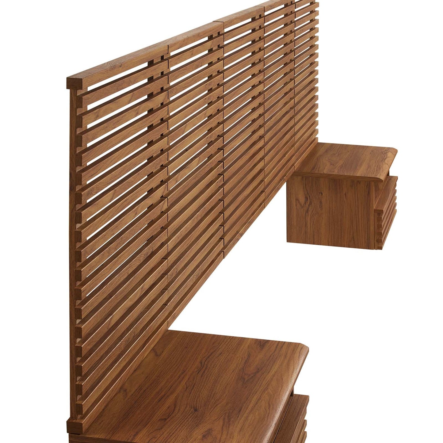 Render Wall Mount Queen Headboard and Modern Nightstands By Modway - MOD-7116 | Headboards | Modishstore - 18