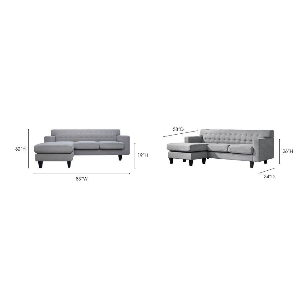 Moe's Home Collection Airling Reversible Sectional