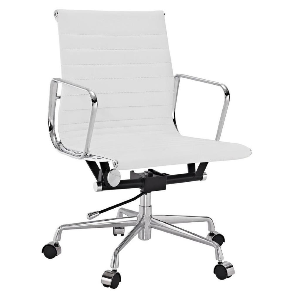 Manhattan Comfort Delancey Mid - Back Adjustable Office Chair - Modish Store