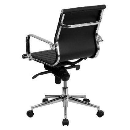 Manhattan Comfort Ellwood Mid - Back Adjustable Office Chair - Modish Store