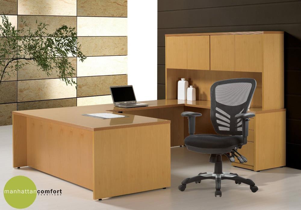Manhattan Comfort Governor Executive Mesh High - Back Adjustable Office Chair - Modish Store