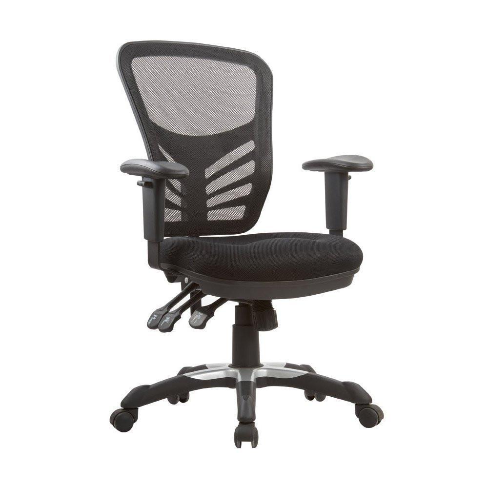 Manhattan Comfort Governor Executive Mesh High - Back Adjustable Office Chair - Modish Store