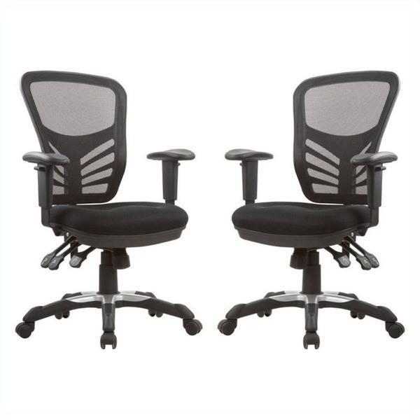 Manhattan Comfort Governor Executive Mesh High - Back Adjustable Office Chair - Modish Store