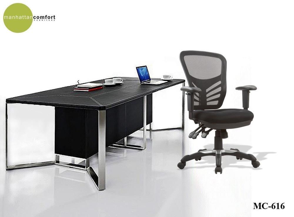 Manhattan Comfort Governor Executive Mesh High - Back Adjustable Office Chair - Modish Store