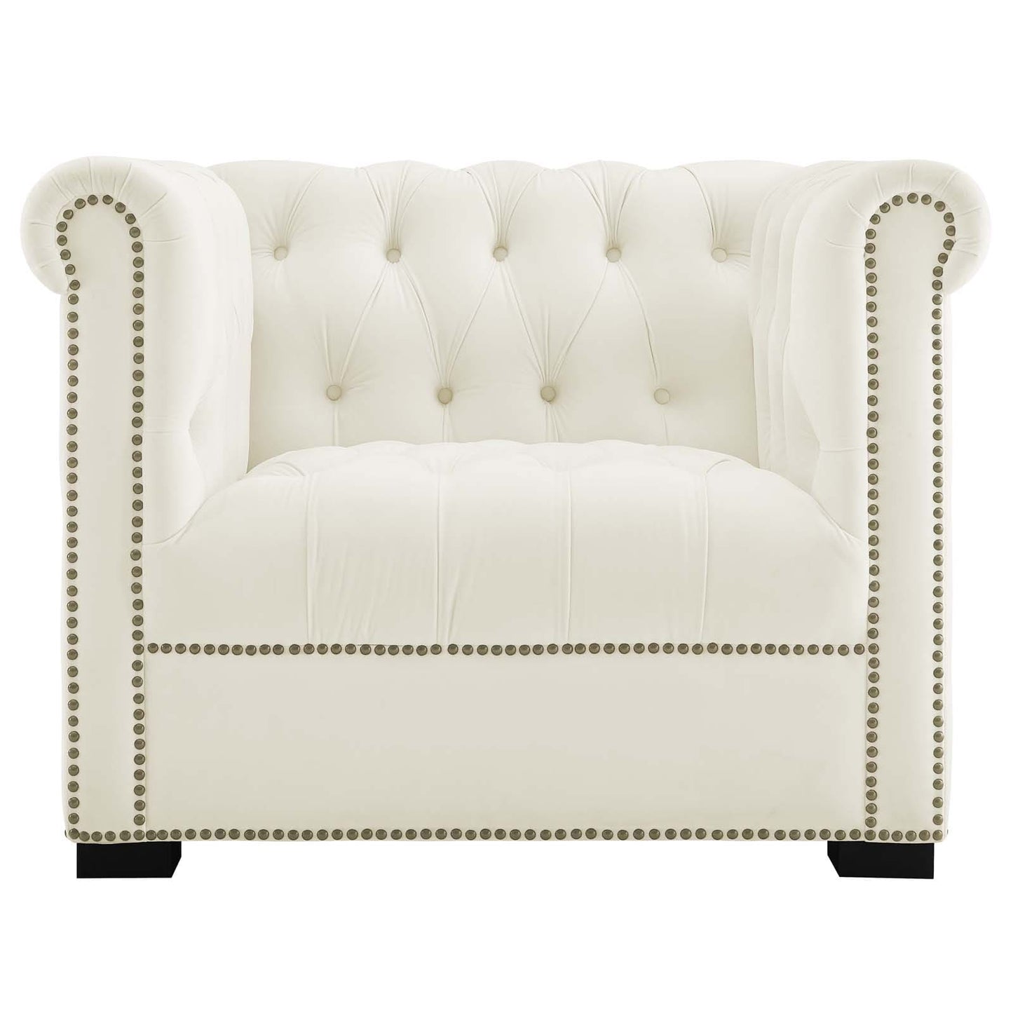 Modway Heritage Upholstered Velvet Armchair | Armchairs | 
