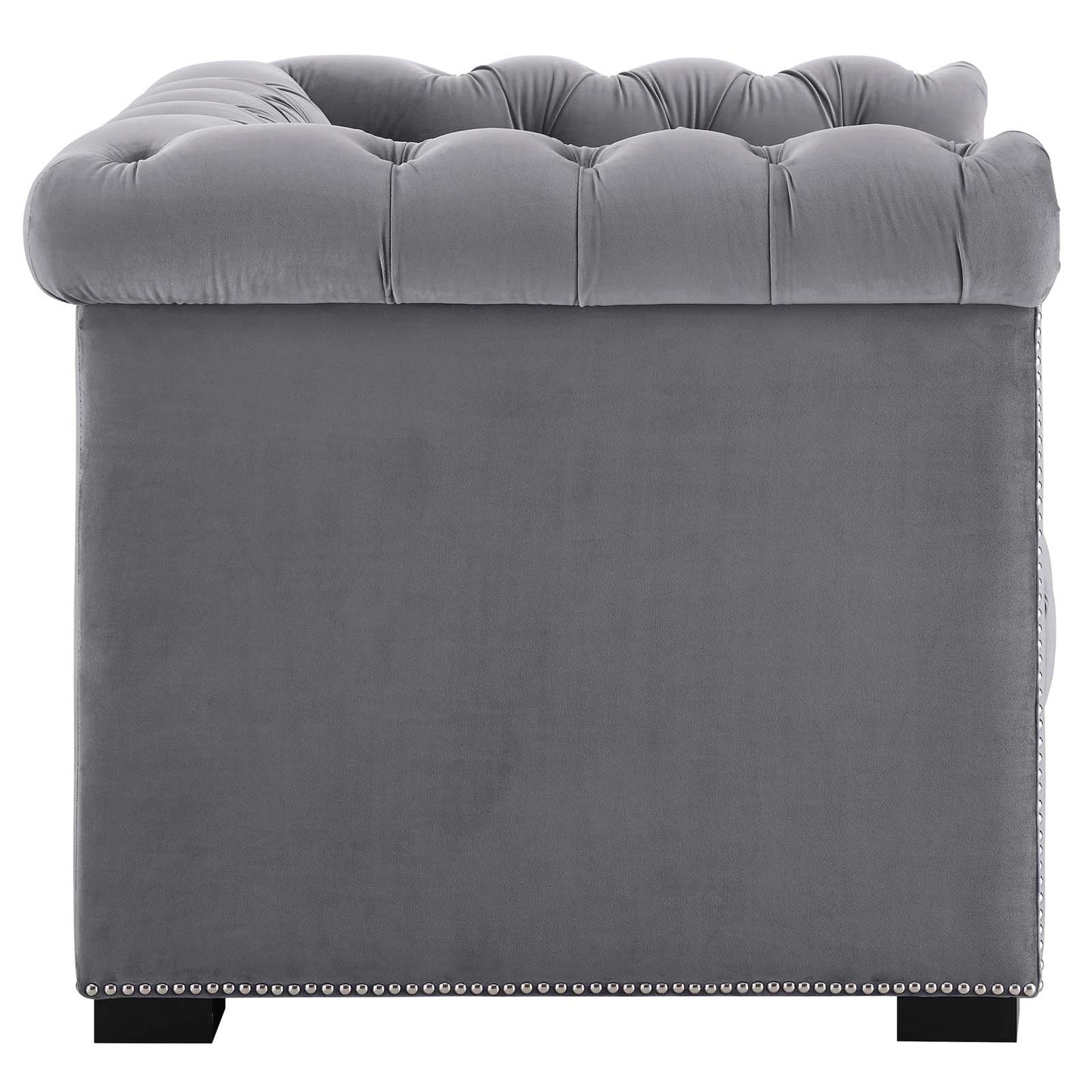 Modway Heritage Upholstered Velvet Armchair | Armchairs | 