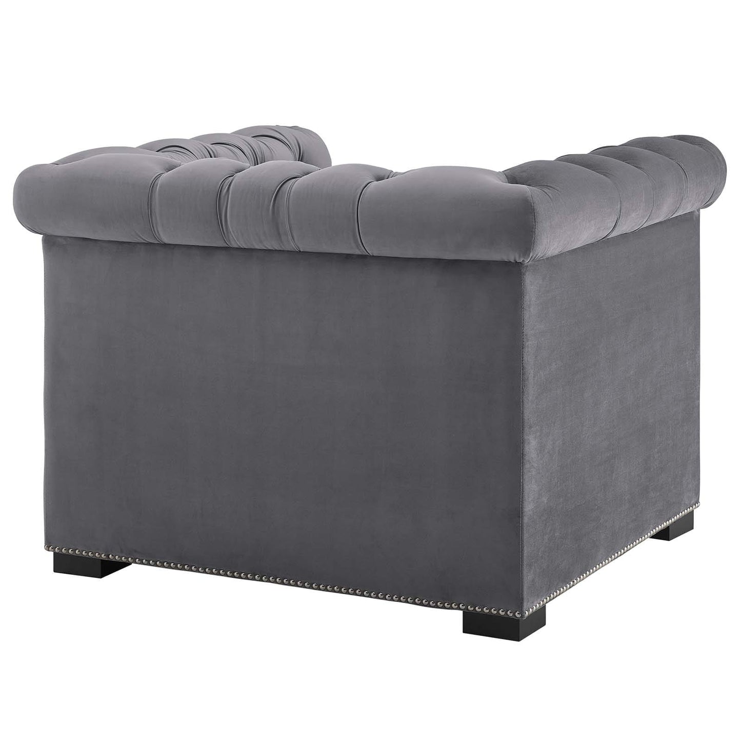 Modway Heritage Upholstered Velvet Armchair | Armchairs | 