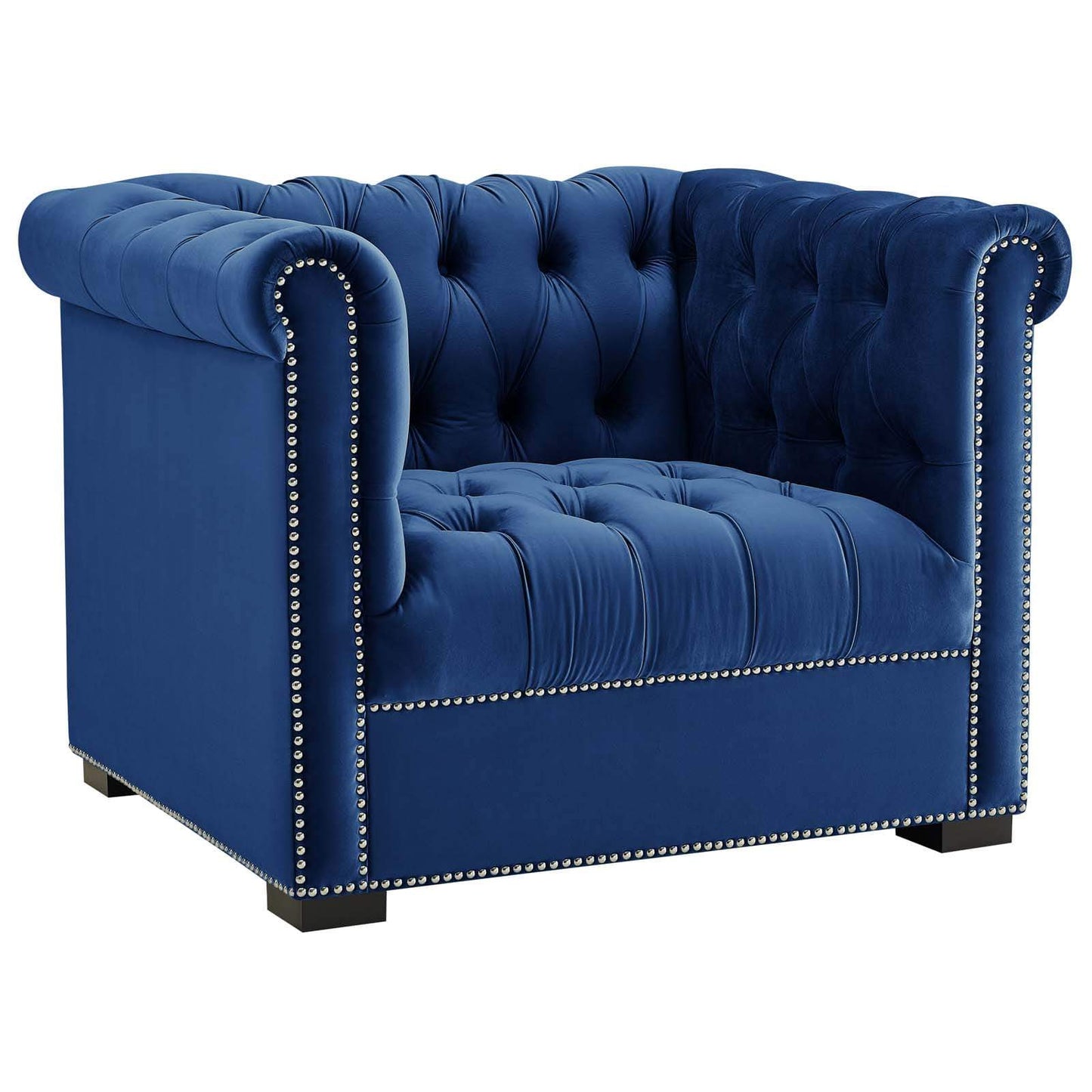 Modway Heritage Upholstered Velvet Armchair | Armchairs | 