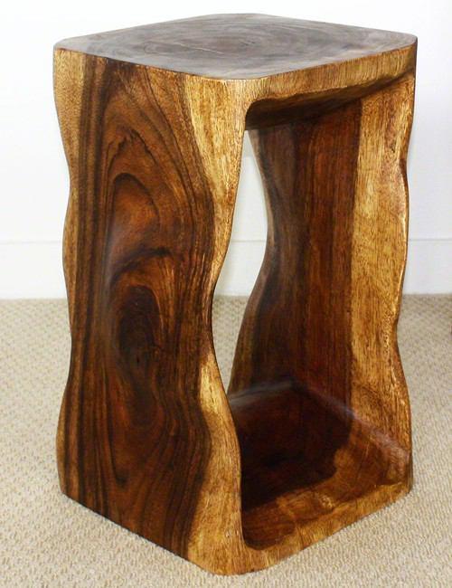 Strata Furniture The Natural Edge End Table