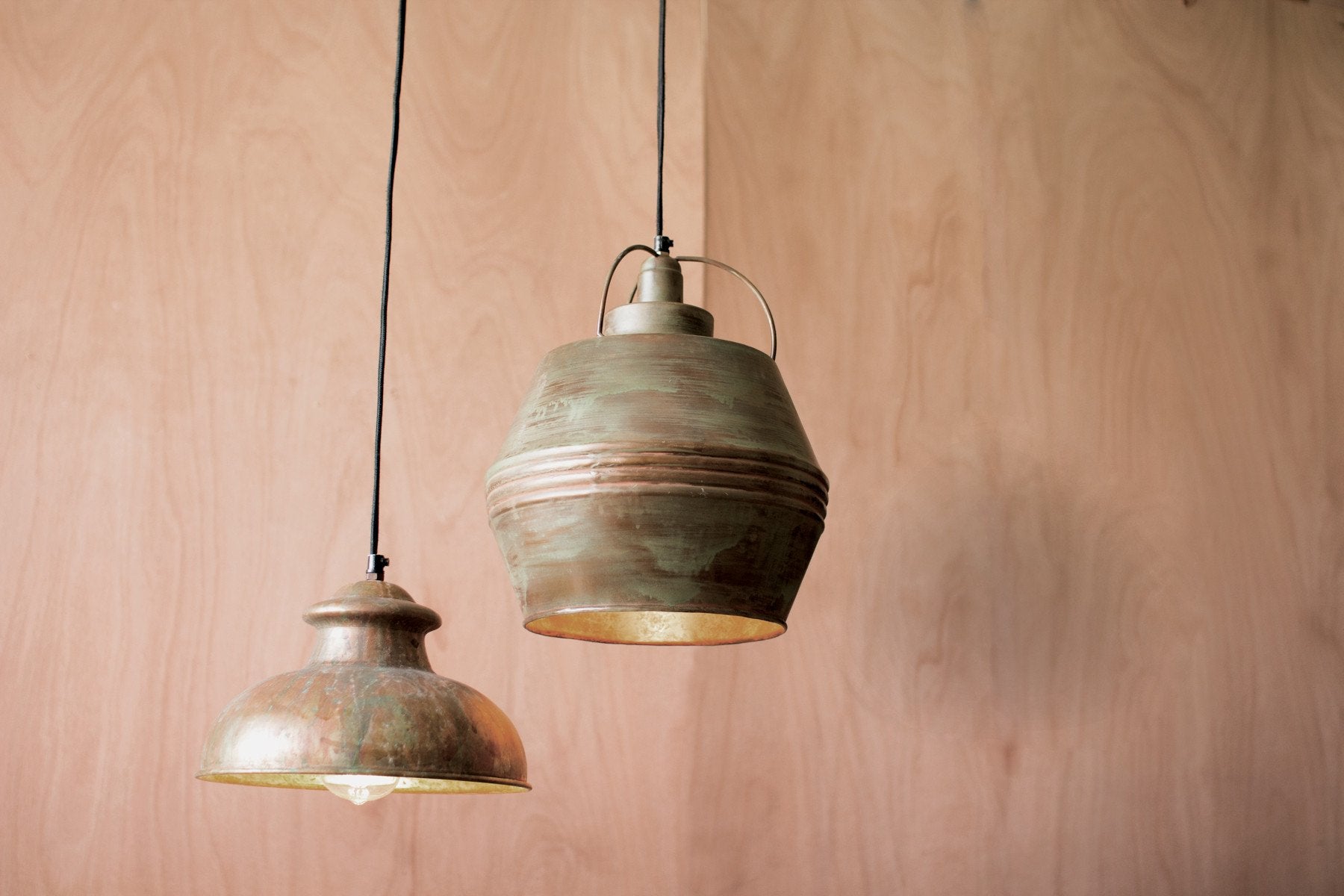 Kalalou Antique Rustic Pendant