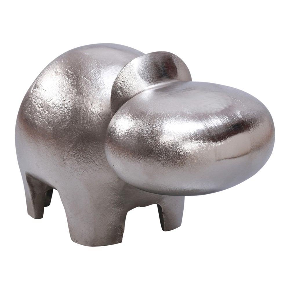 Moe's Home Collection Abstract Raw Nickel Sculpture