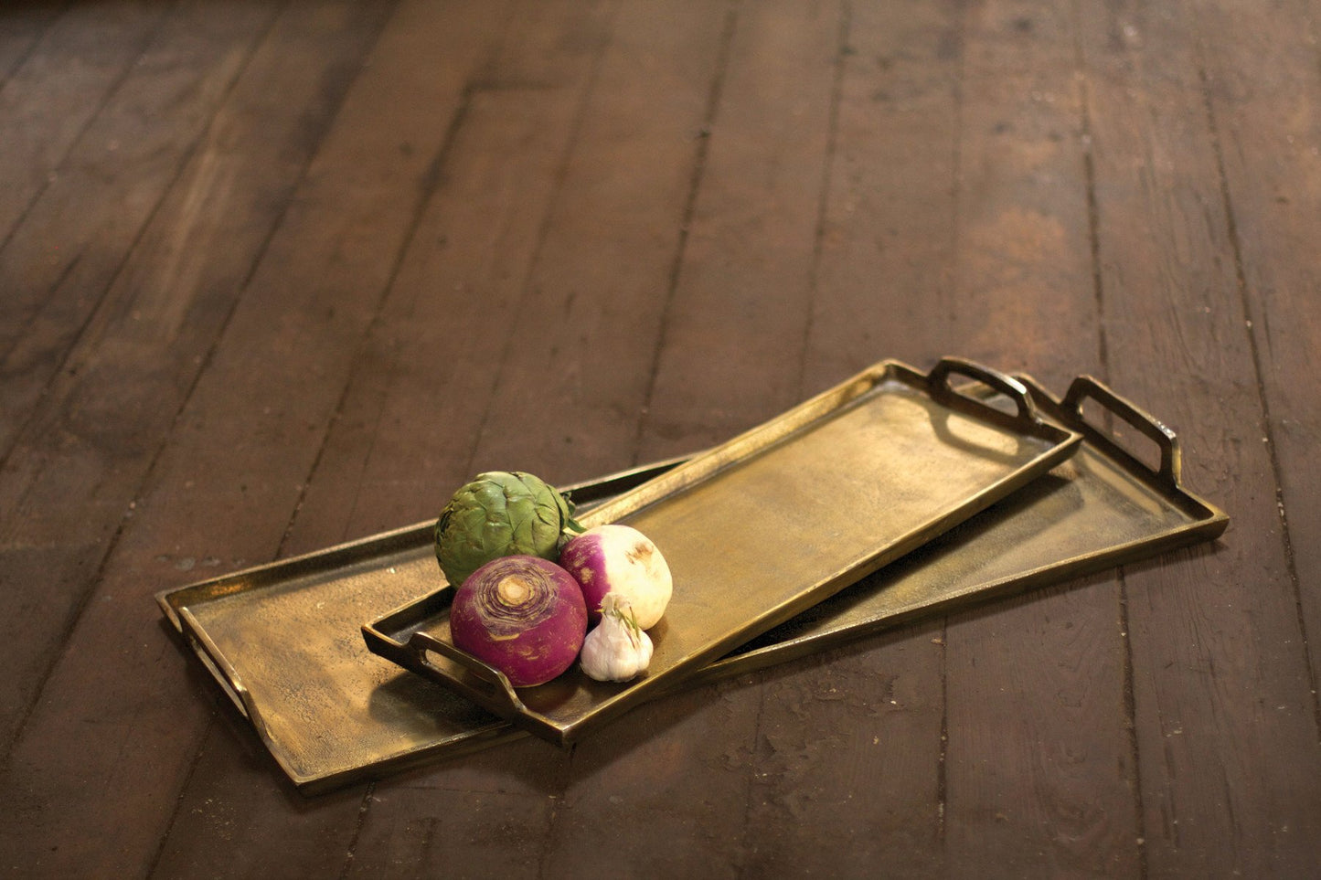 Kalalou Large Aluminum Platter