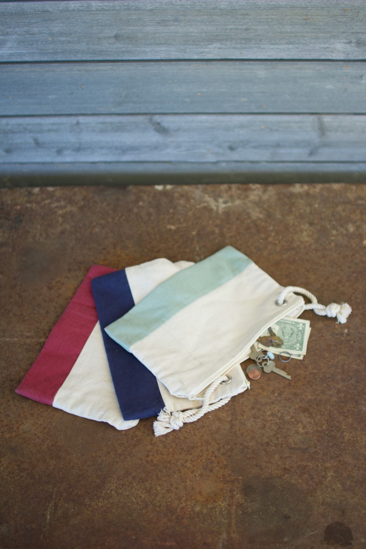 Kalalou Set Of 3 Cotton Wristlet Bag (2 sets of 3)
