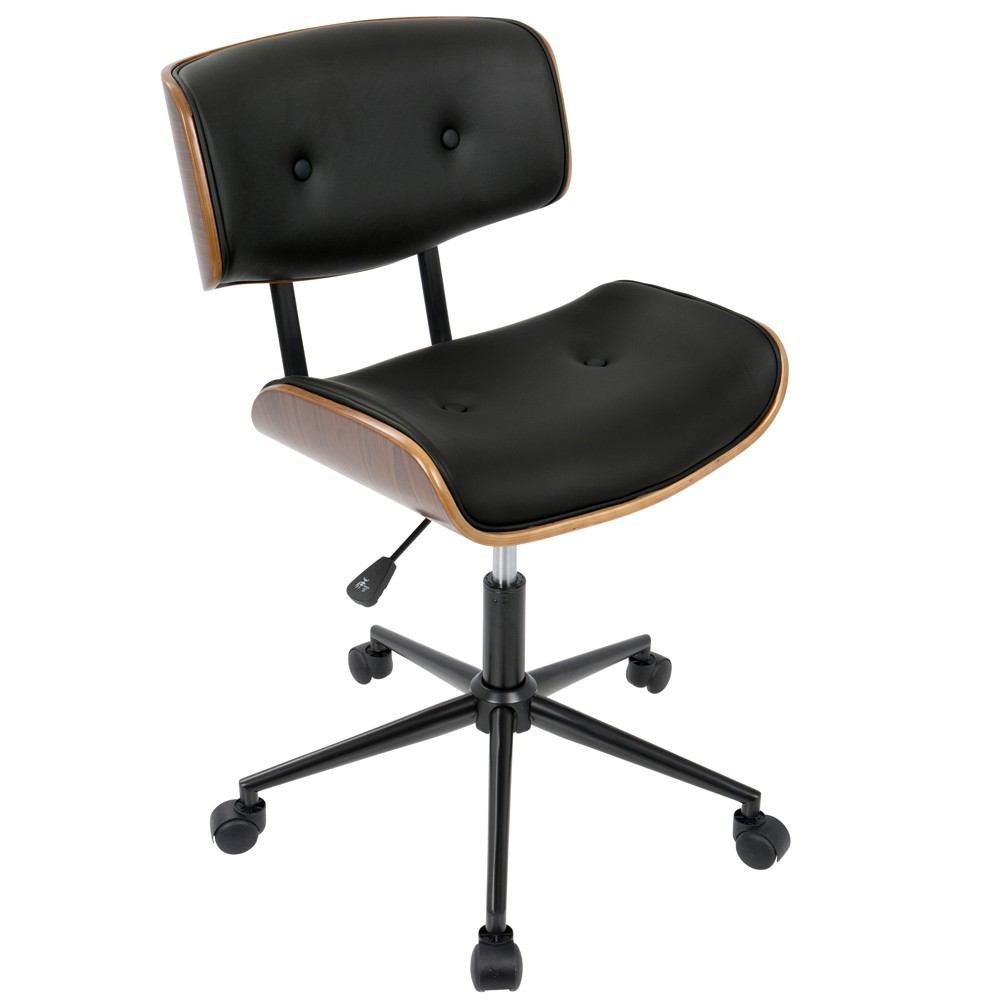 LumiSource Lombardi Height Adjustable Office Chair with Swivel