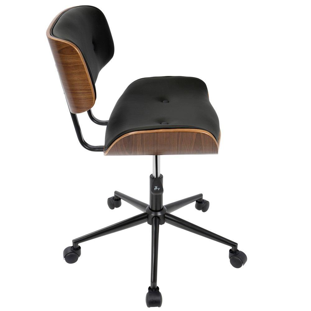 LumiSource Lombardi Height Adjustable Office Chair with Swivel
