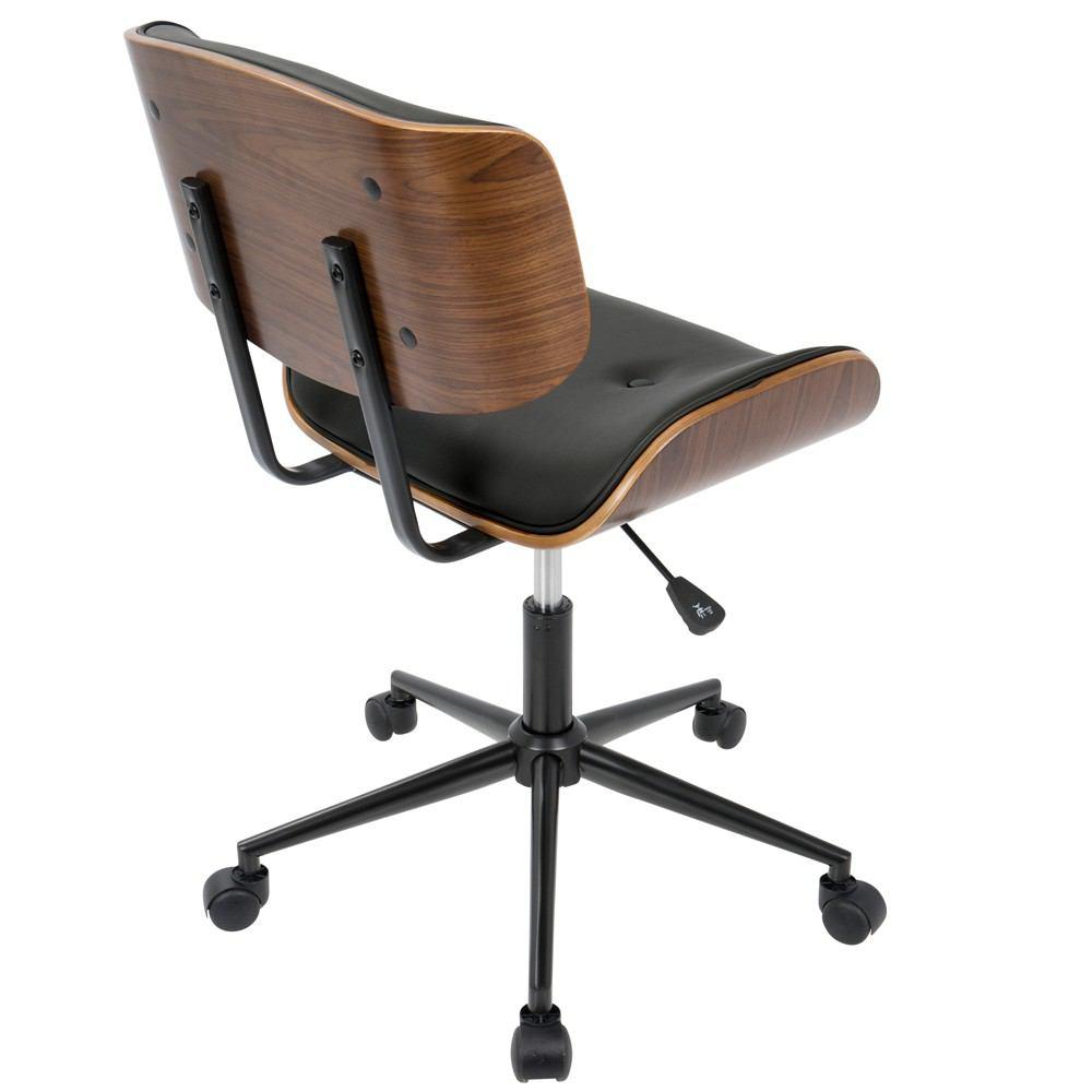 LumiSource Lombardi Height Adjustable Office Chair with Swivel