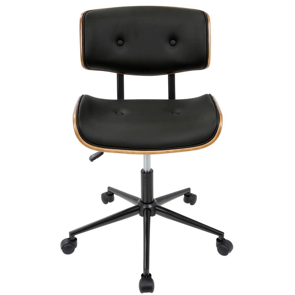 LumiSource Lombardi Height Adjustable Office Chair with Swivel