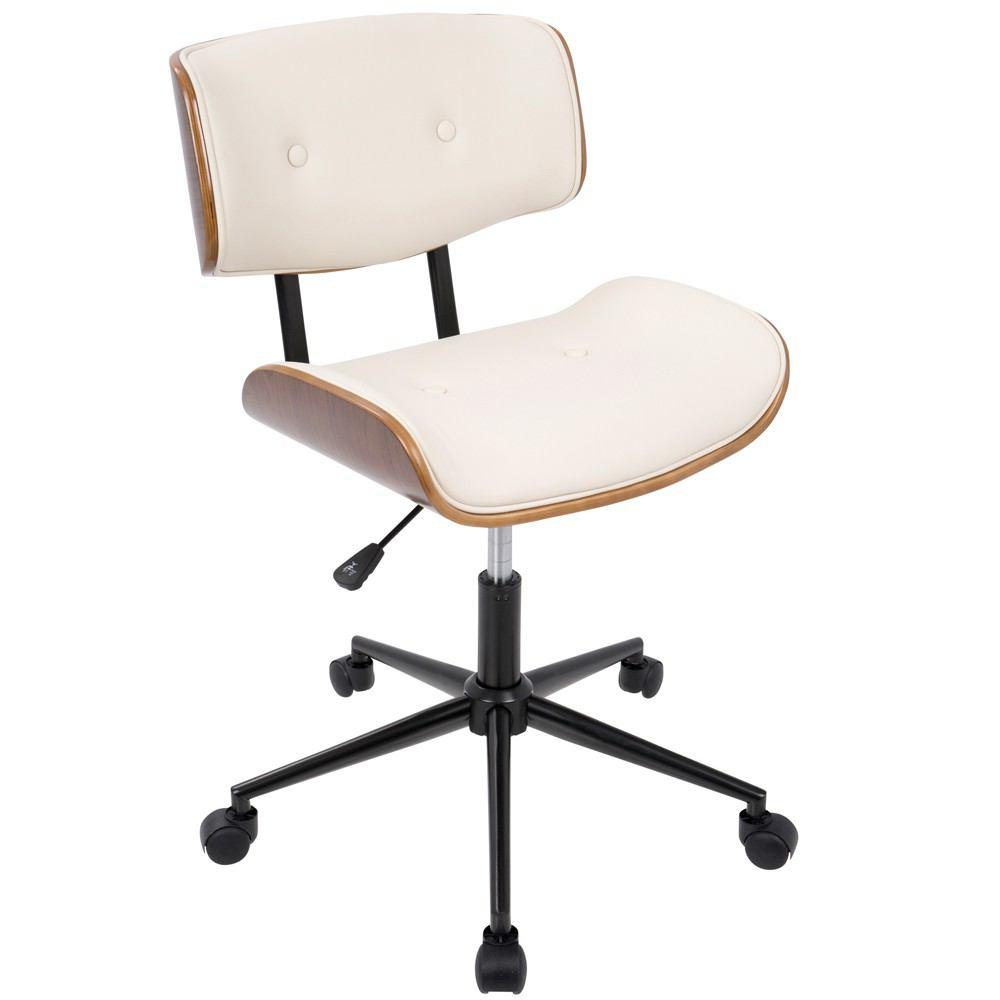 LumiSource Lombardi Height Adjustable Office Chair with Swivel