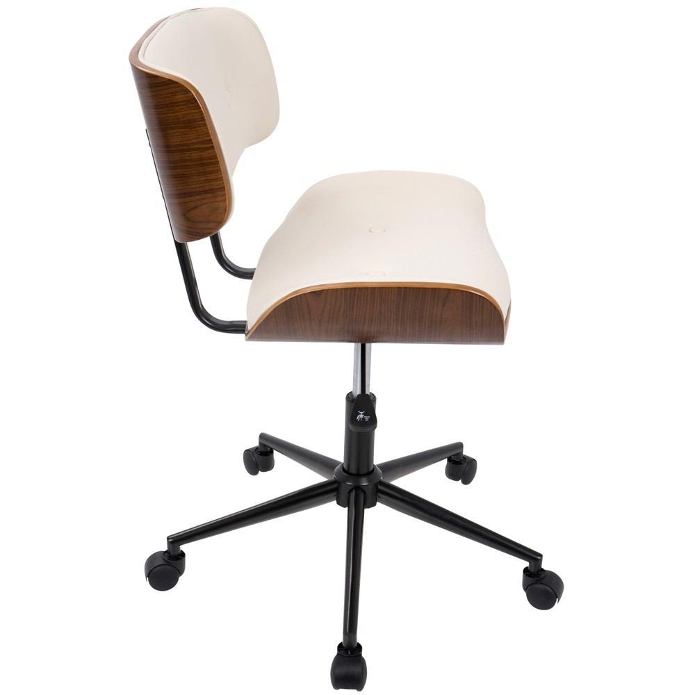 LumiSource Lombardi Height Adjustable Office Chair with Swivel