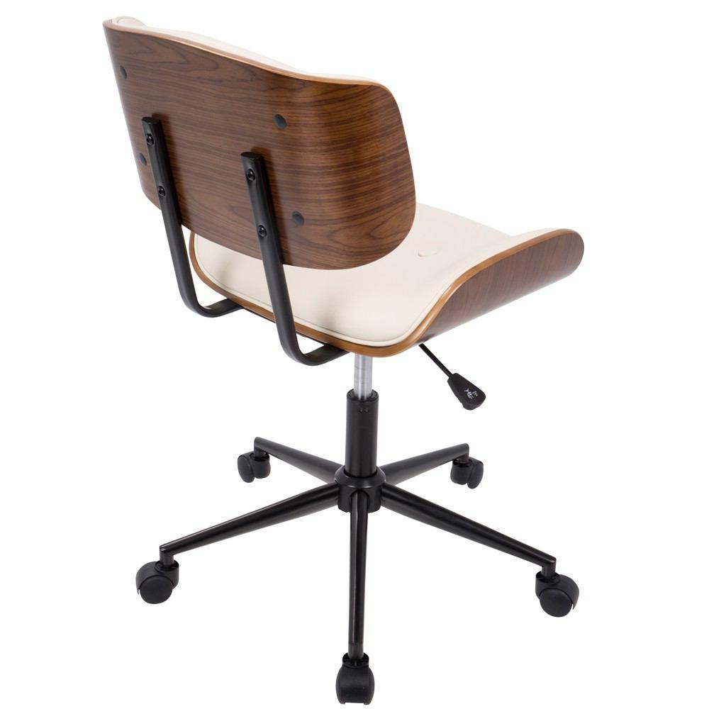 LumiSource Lombardi Height Adjustable Office Chair with Swivel