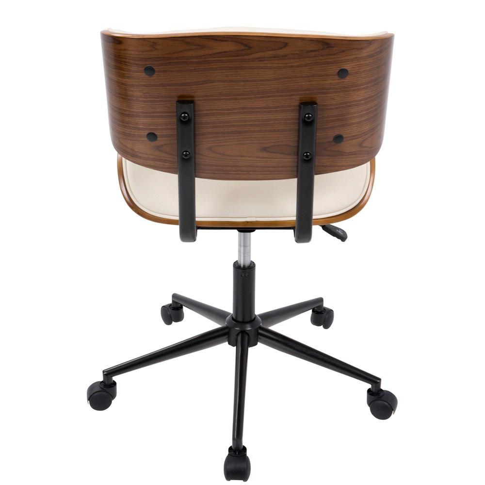 LumiSource Lombardi Height Adjustable Office Chair with Swivel