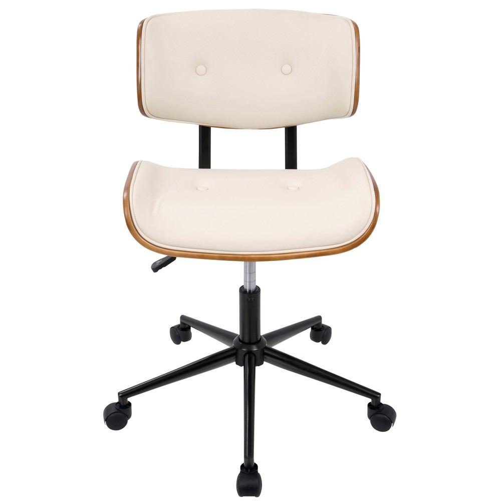 LumiSource Lombardi Height Adjustable Office Chair with Swivel
