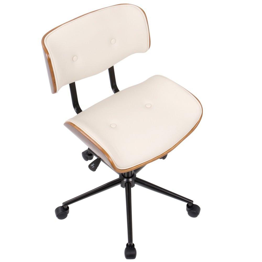 LumiSource Lombardi Height Adjustable Office Chair with Swivel