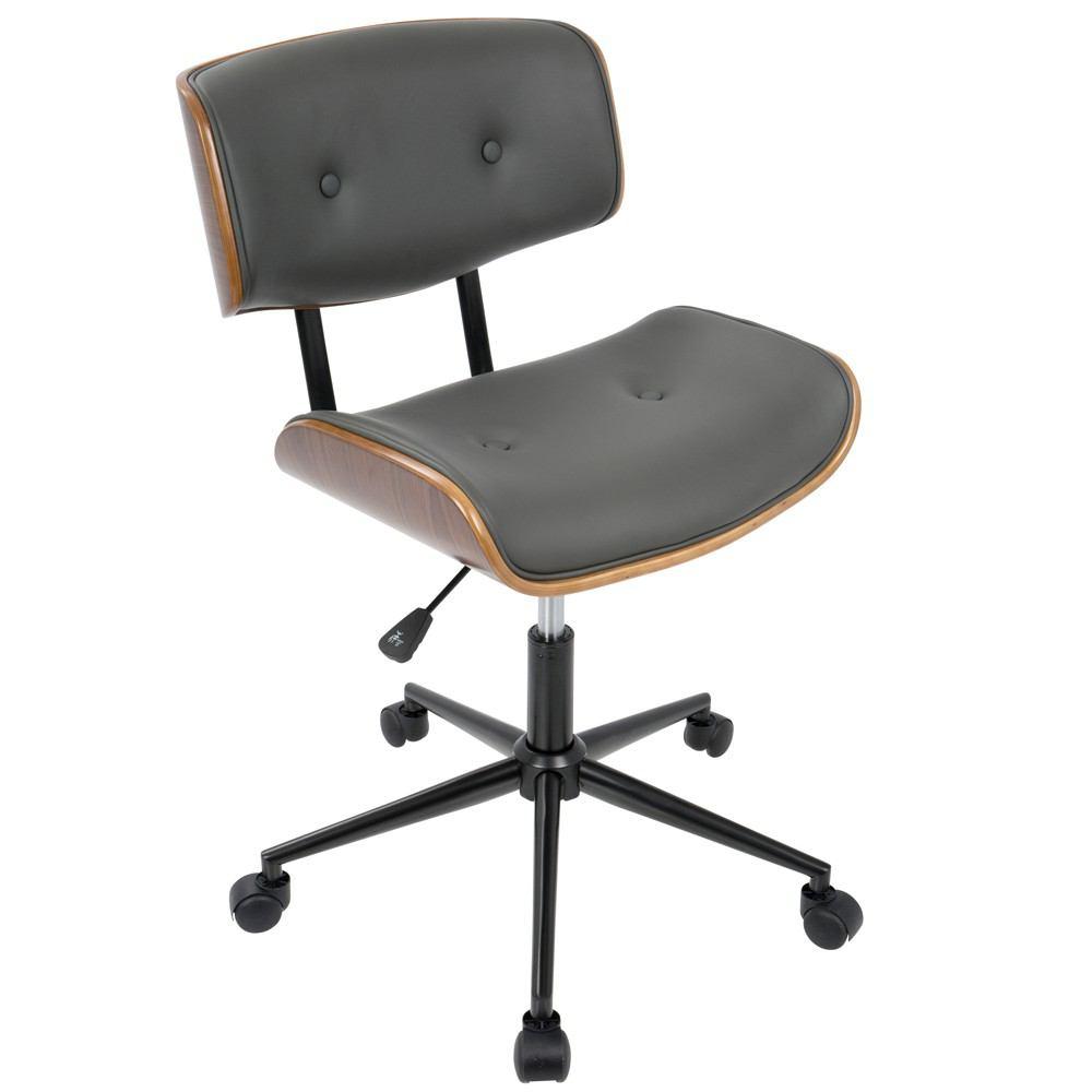 LumiSource Lombardi Height Adjustable Office Chair with Swivel