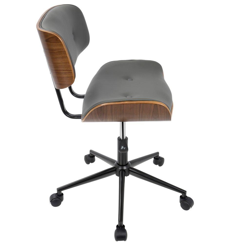 LumiSource Lombardi Height Adjustable Office Chair with Swivel