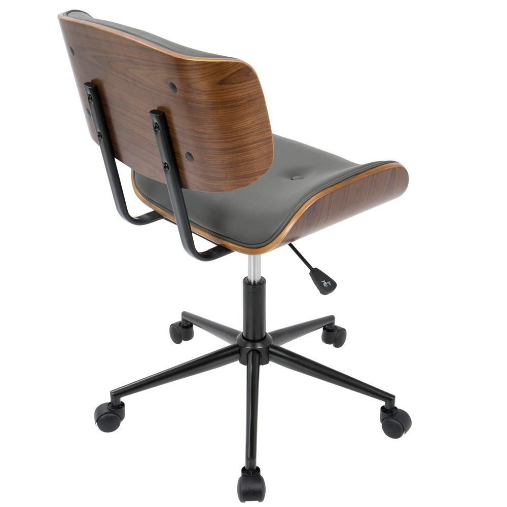 LumiSource Lombardi Height Adjustable Office Chair with Swivel