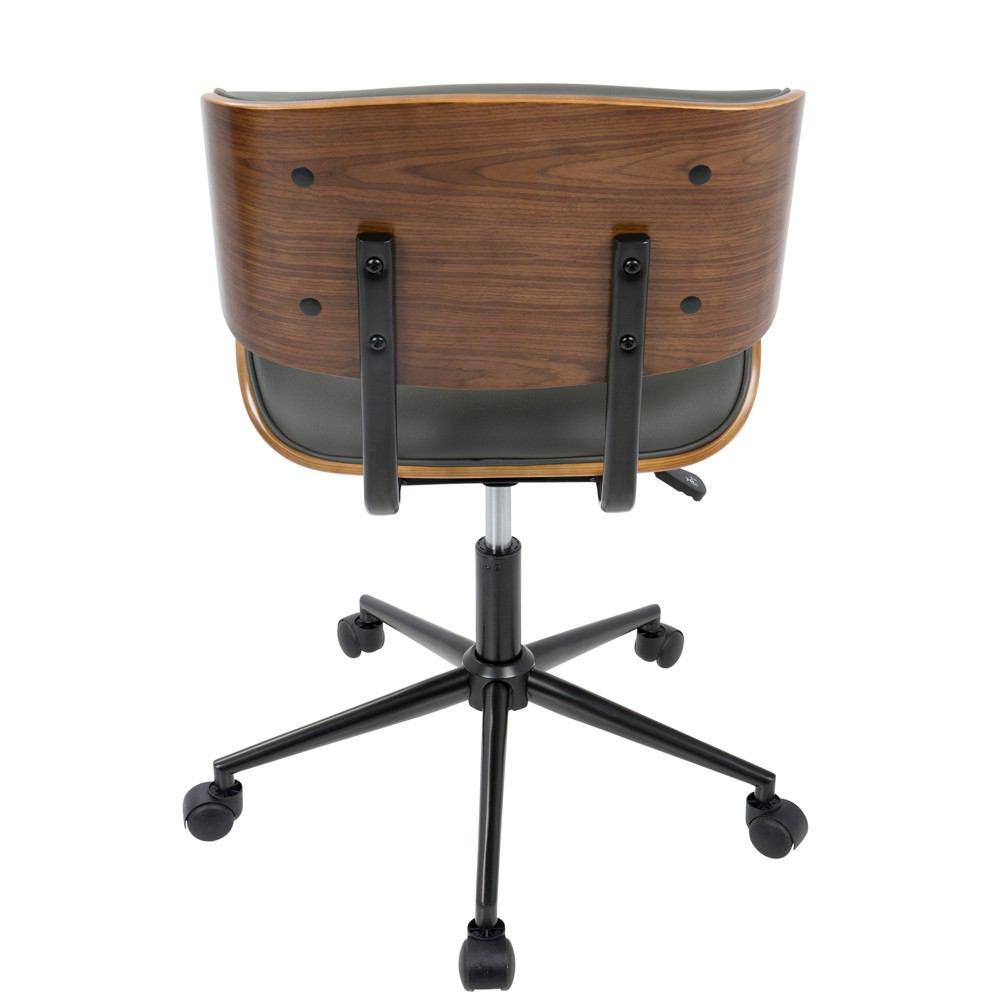 LumiSource Lombardi Height Adjustable Office Chair with Swivel