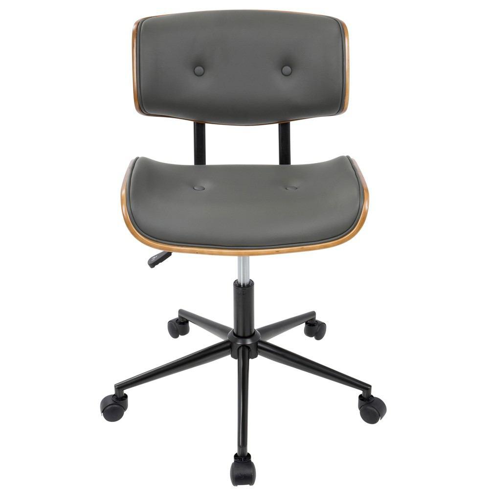 LumiSource Lombardi Height Adjustable Office Chair with Swivel