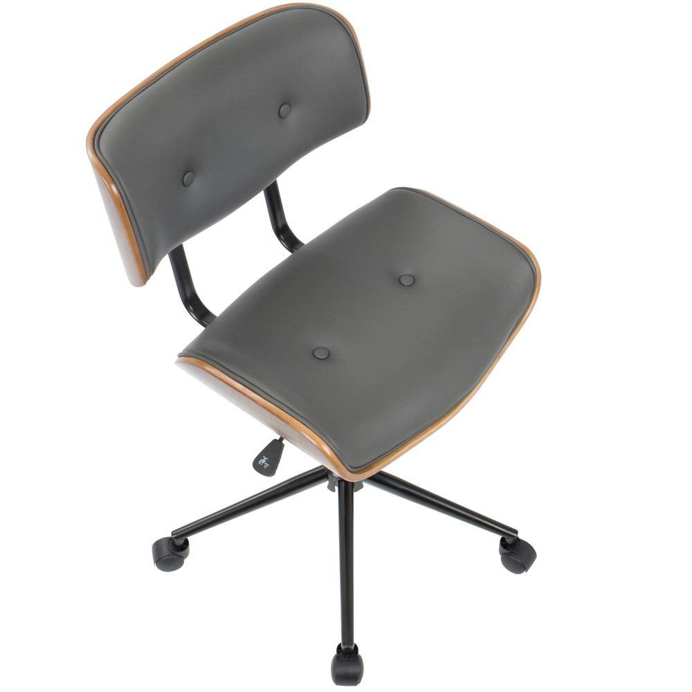 LumiSource Lombardi Height Adjustable Office Chair with Swivel