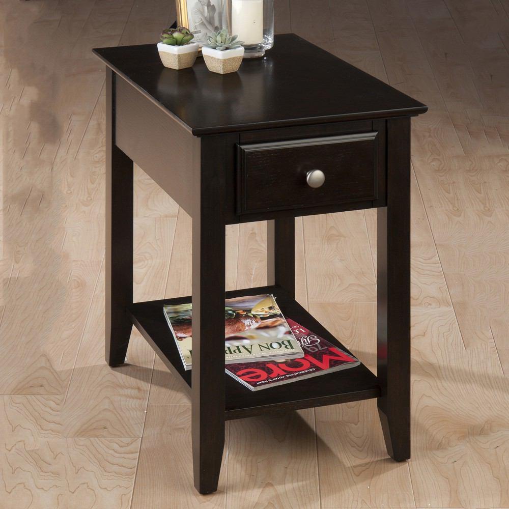 Jofran Espresso Chairside Table