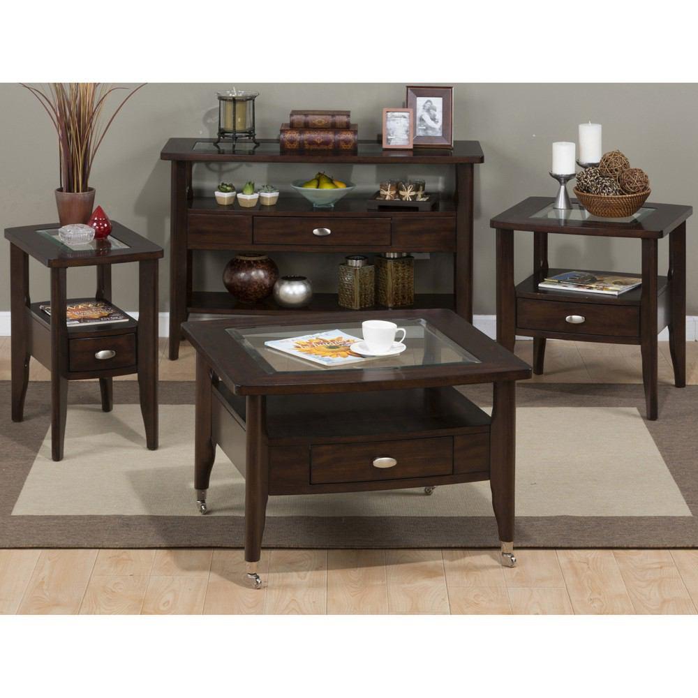 Jofran Montego Merlot Round Cocktail Table
