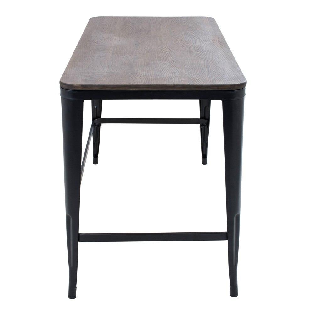 LumiSource Pia Wood Top Desk