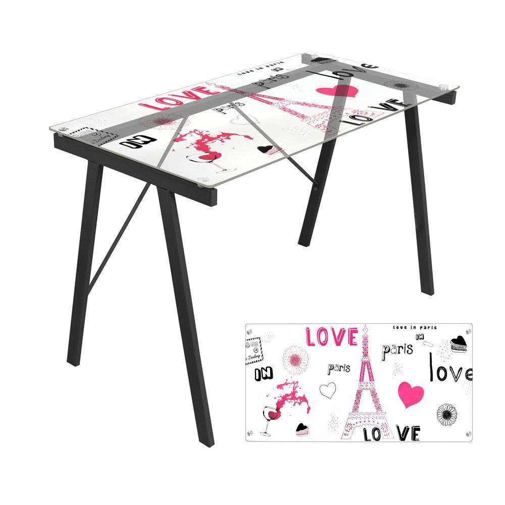 LumiSource Graphic Top Exponent Desk