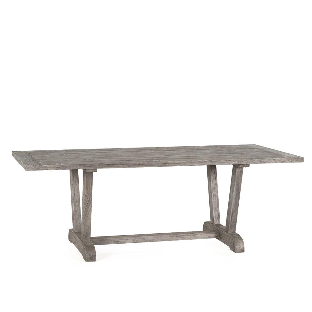 Padma's Plantation Outdoor Verona Reclaimed Teak Dining Table