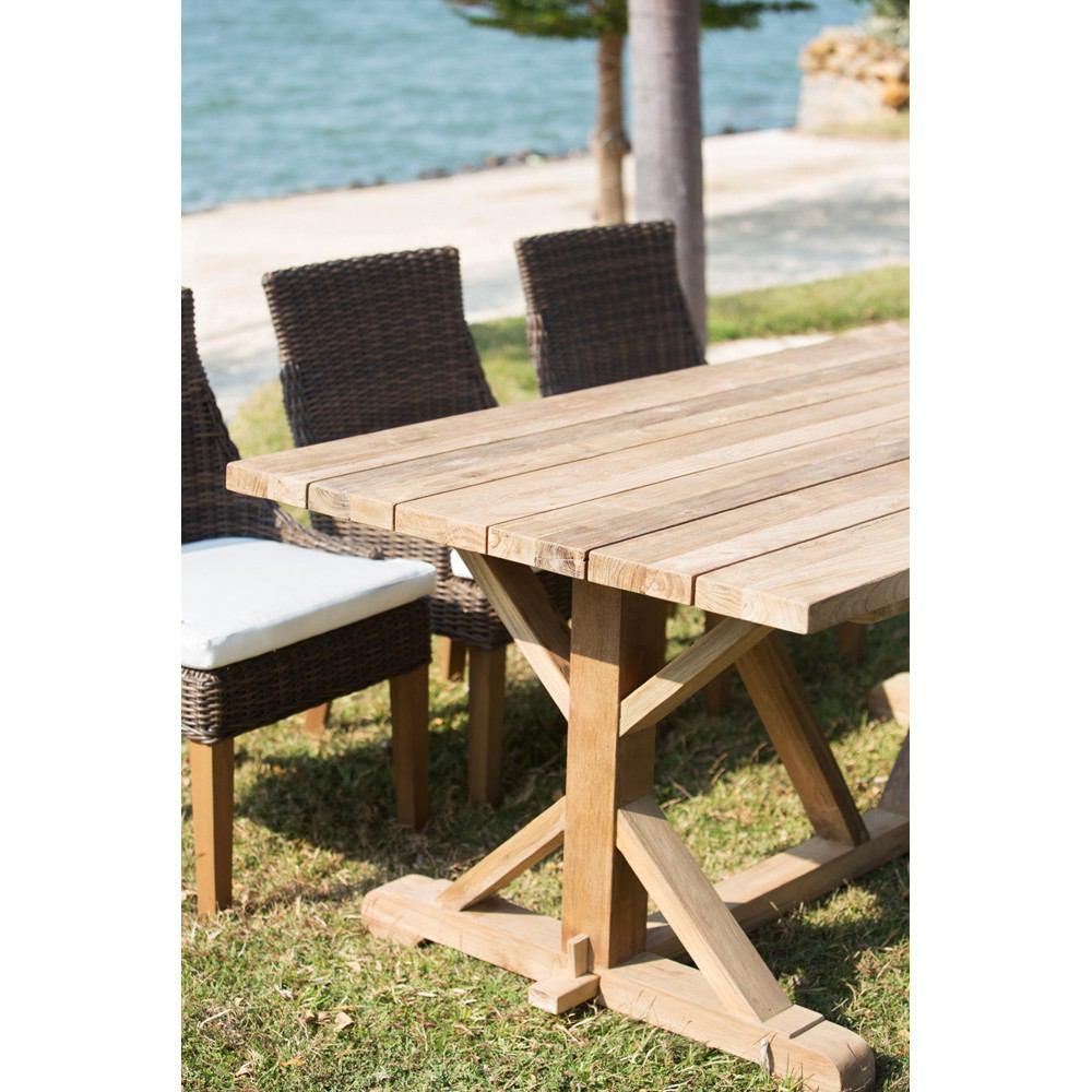 Padma's Plantation Xena Reclaimed Outdoor Teak Dining Table