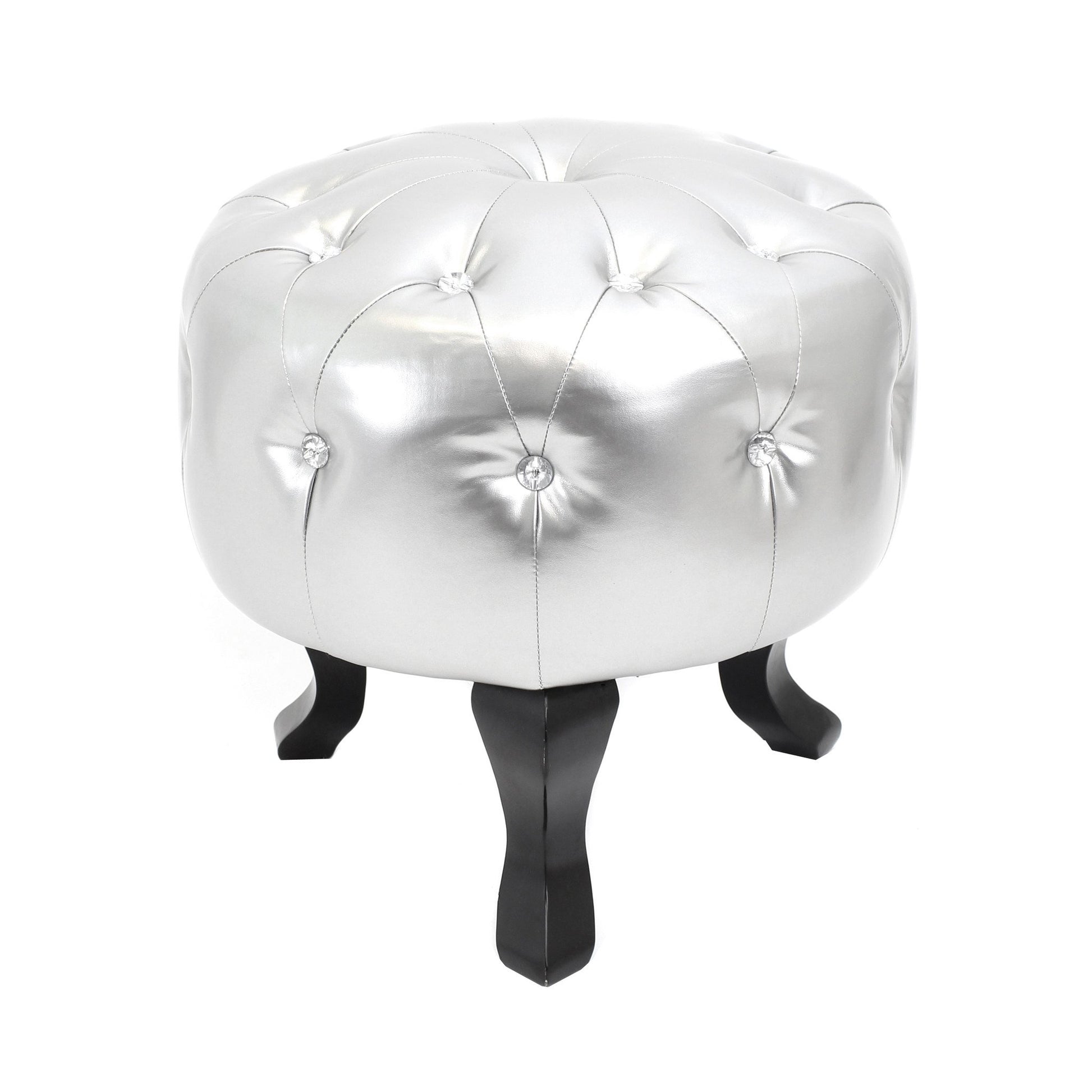 LumiSource Pouf Ottoman Round