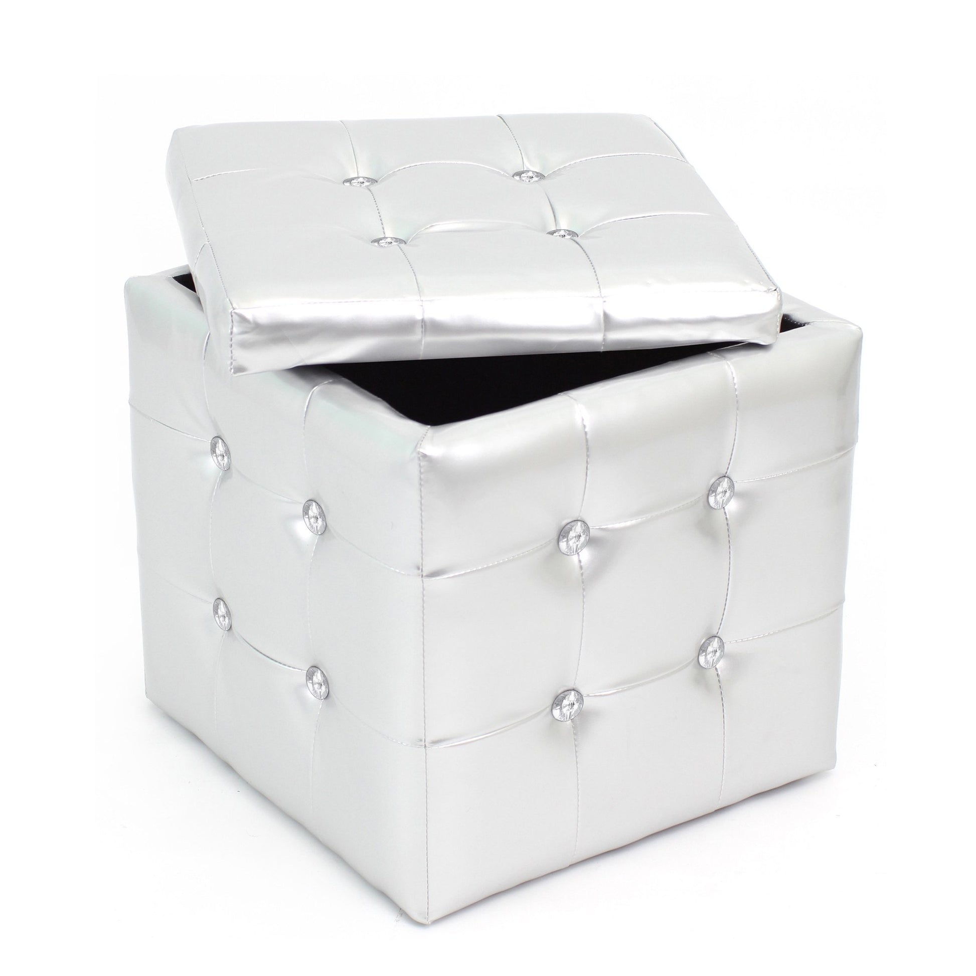 LumiSource Pouf Ottoman Square