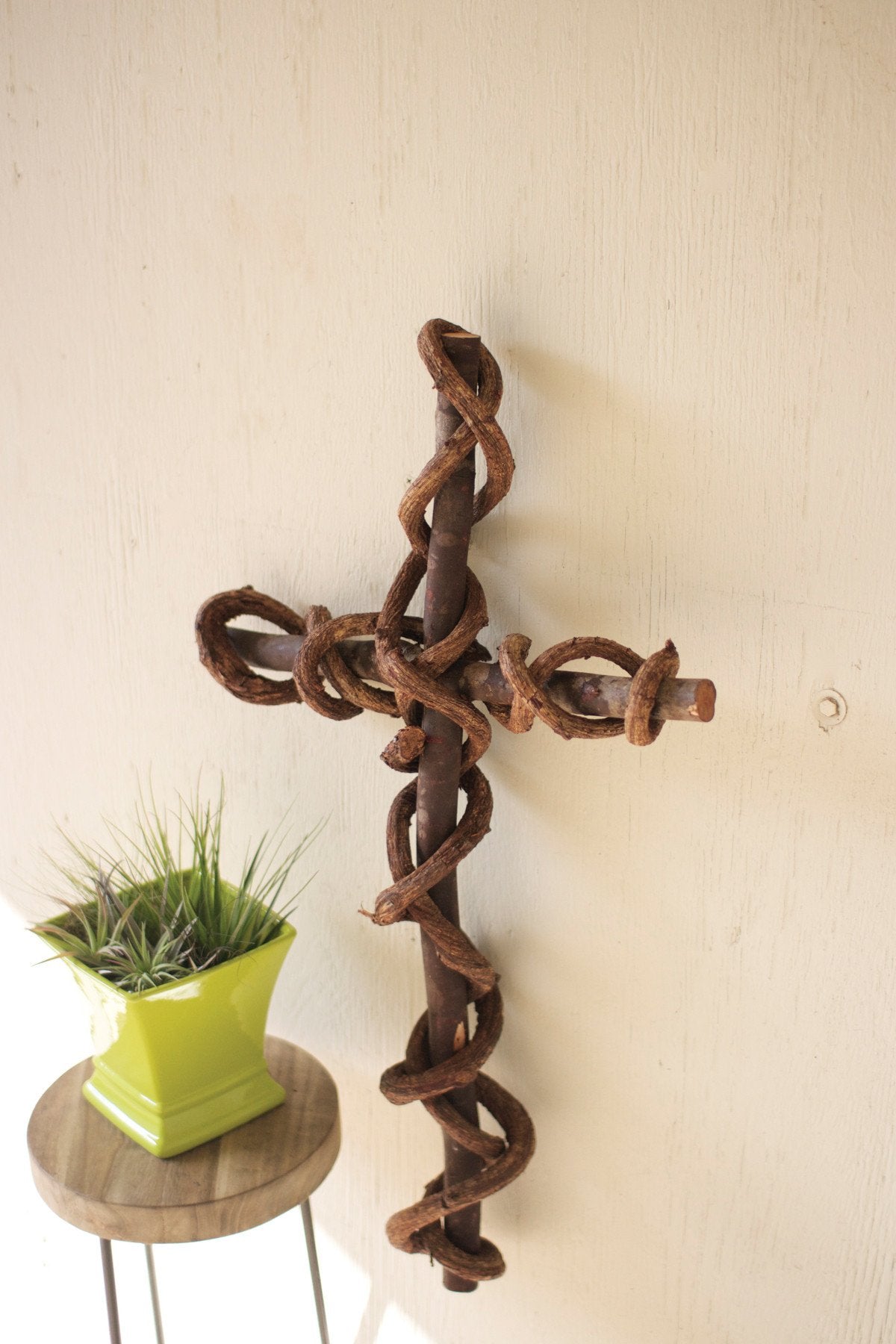 Kalalou Curly Vine Cross - Set Of 2