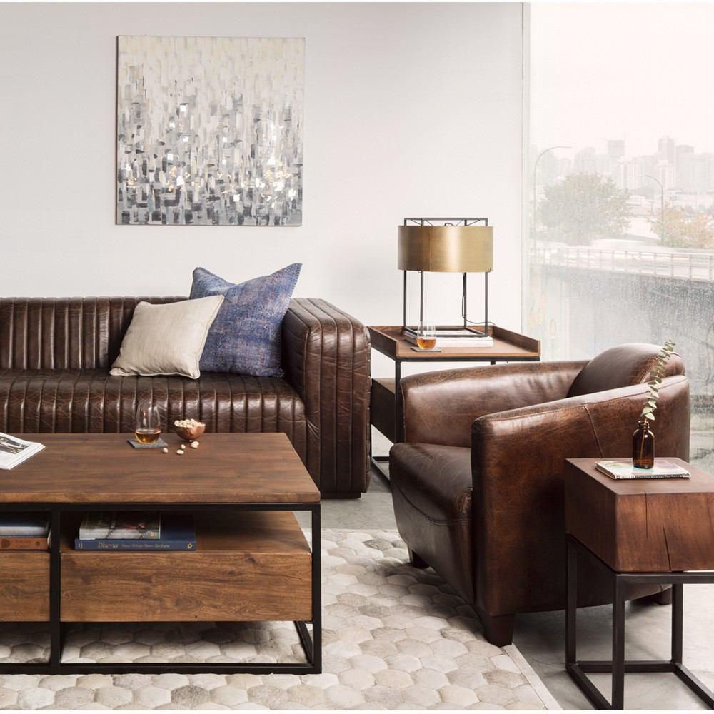 Moe's Home Collection Salzburg Club Chair - Brown