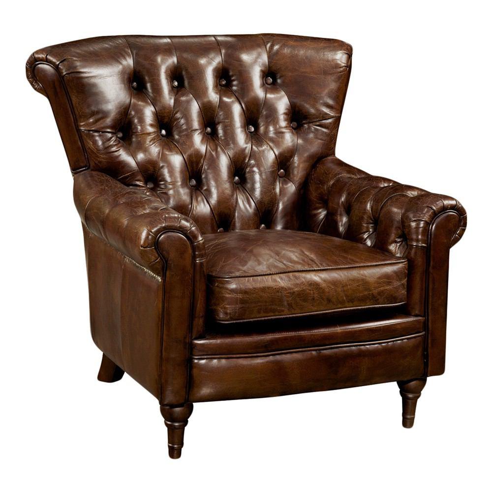 Moe's Home Collection New Castle Club Chair - Brown