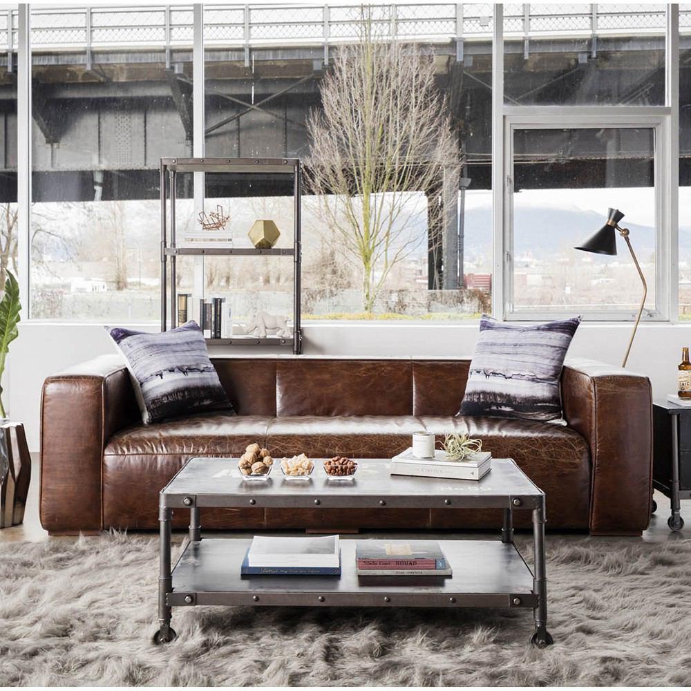 Moe's Home Collection Bolton Sofa - Brown