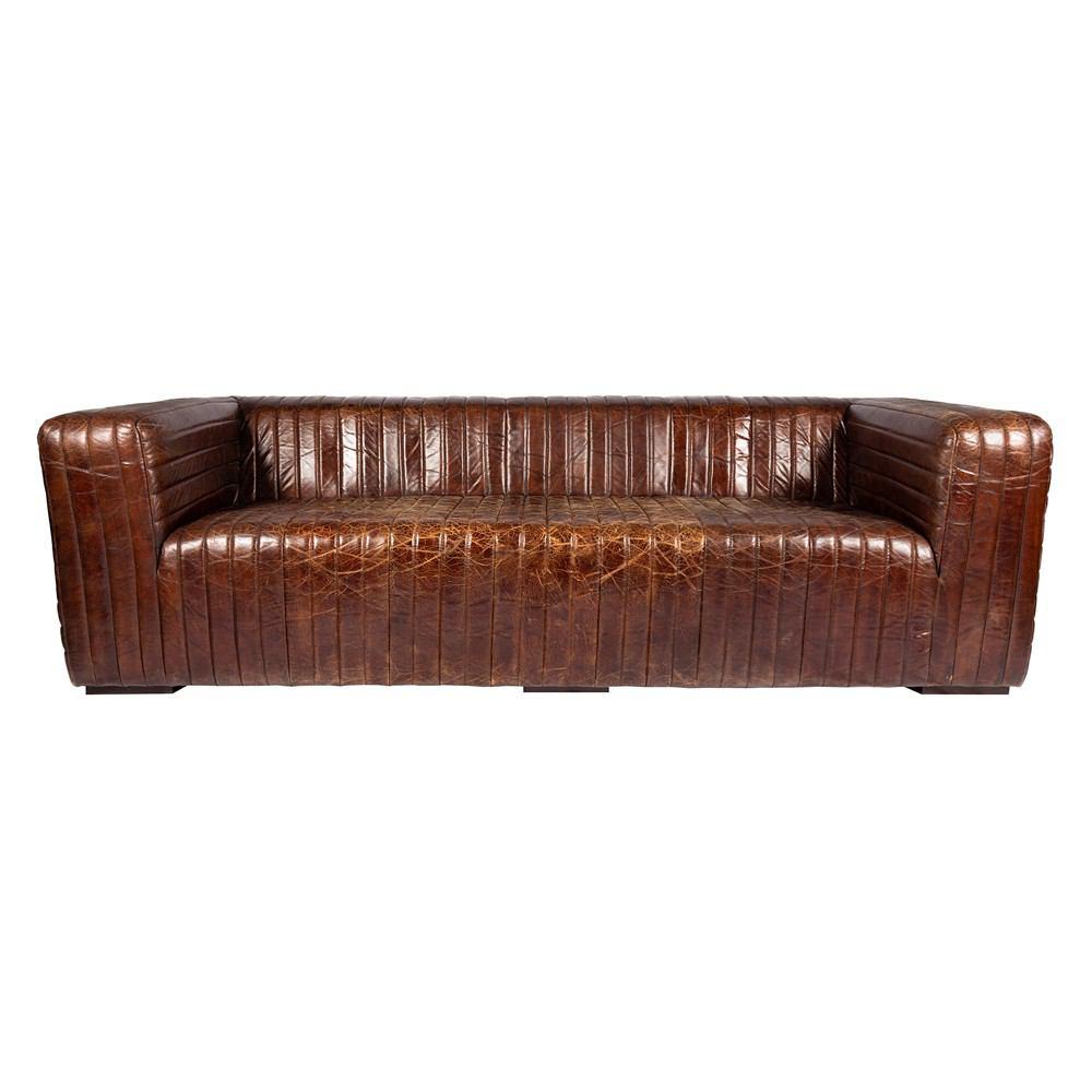 Moe's Home Collection Castle Sofa - Brown