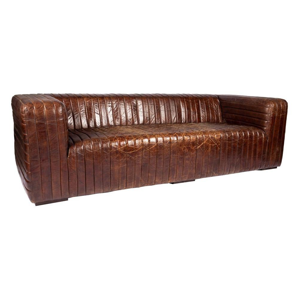 Moe's Home Collection Castle Sofa - Brown